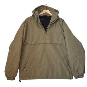Mil-Tec Mens Combat Hooded WINDBREAKER ANORAK Windproof Army  Green Size Large